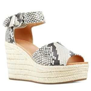 Nine West Adell Women's Snake Pattern Wedge Size 7.5